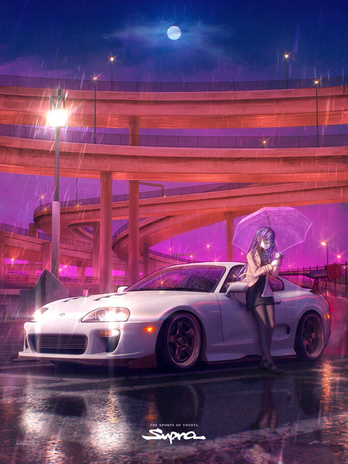 Ayame (Original Character) + Supra