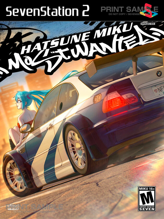 Miku + Most Wanted BMW M3 GTR