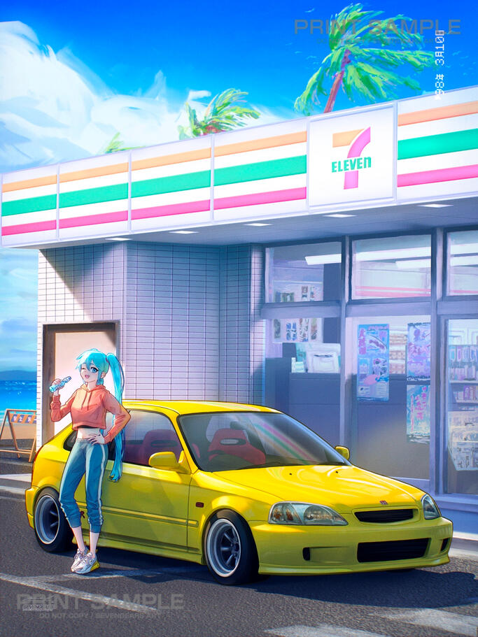 Miku + Civic Type R