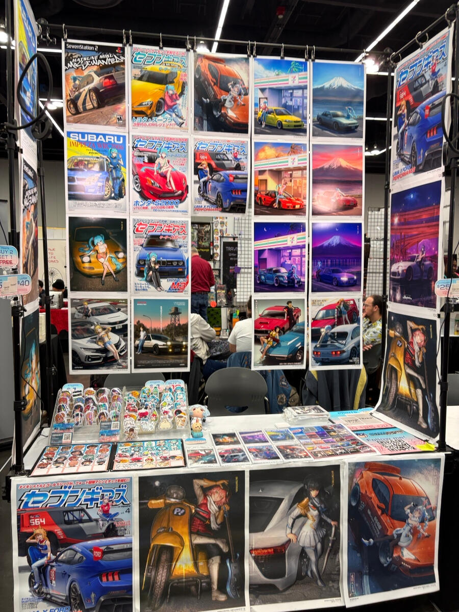 6ft Table with Floating Display