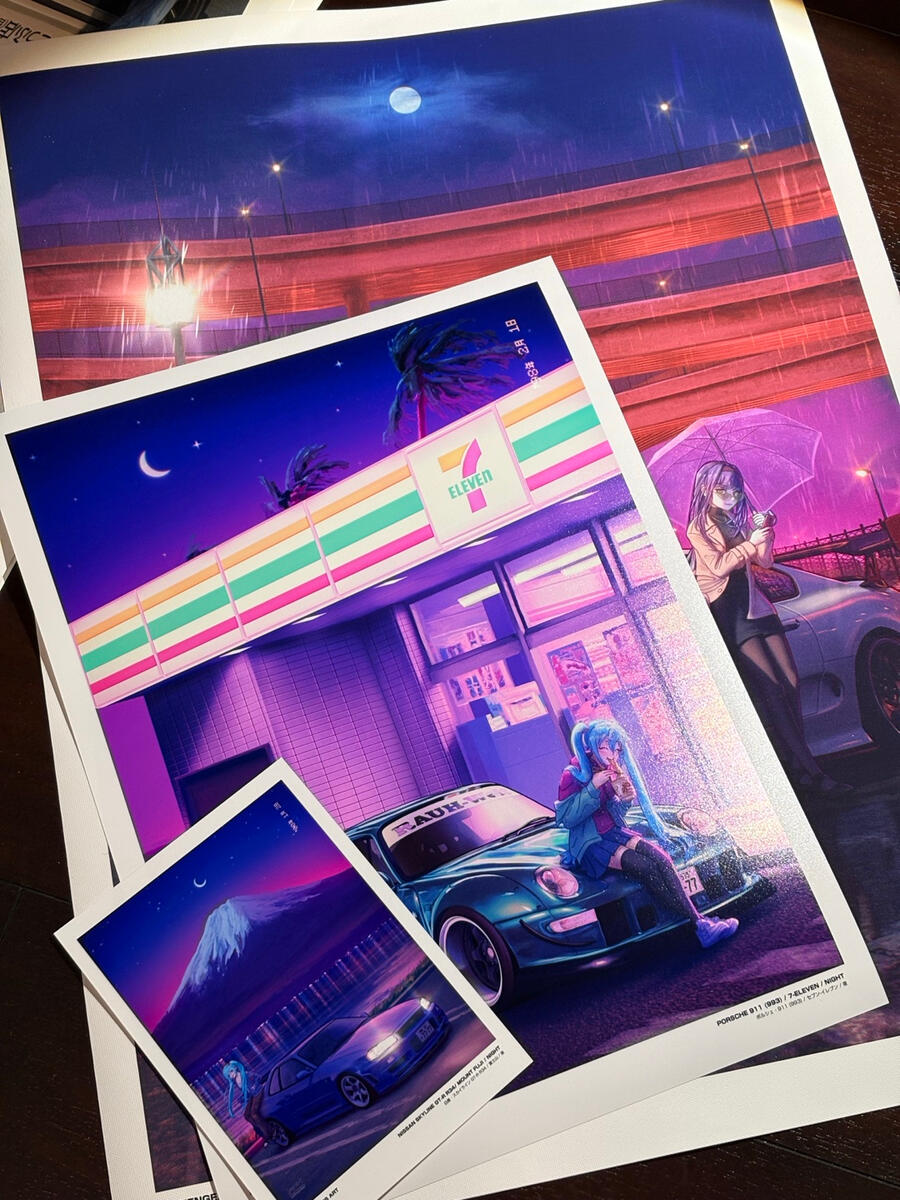 Large, Medium, Small Prints